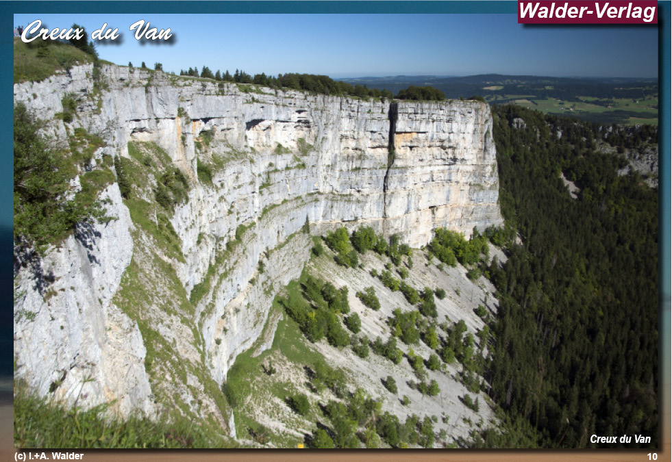 Reiseführer Creux du Van bei Neuchâtel - Schweiz