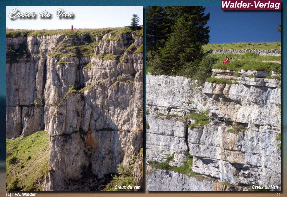 Reiseführer Creux du Van bei Neuchâtel - Schweiz