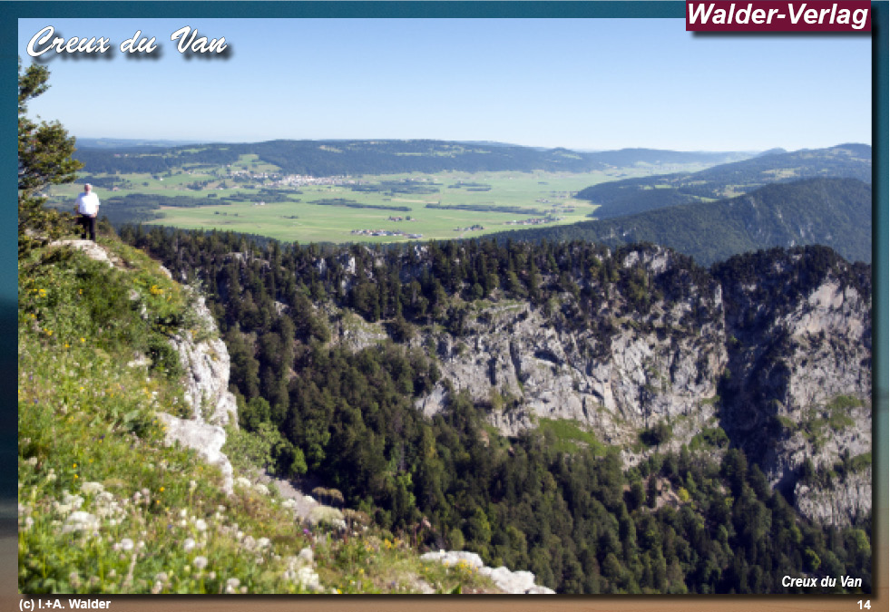 Reiseführer Creux du Van bei Neuchâtel - Schweiz