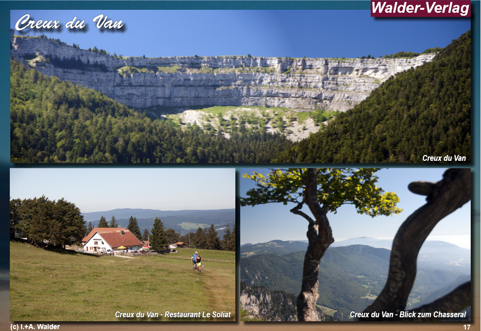 Reiseführer Creux du Van bei Neuchâtel - Schweiz
