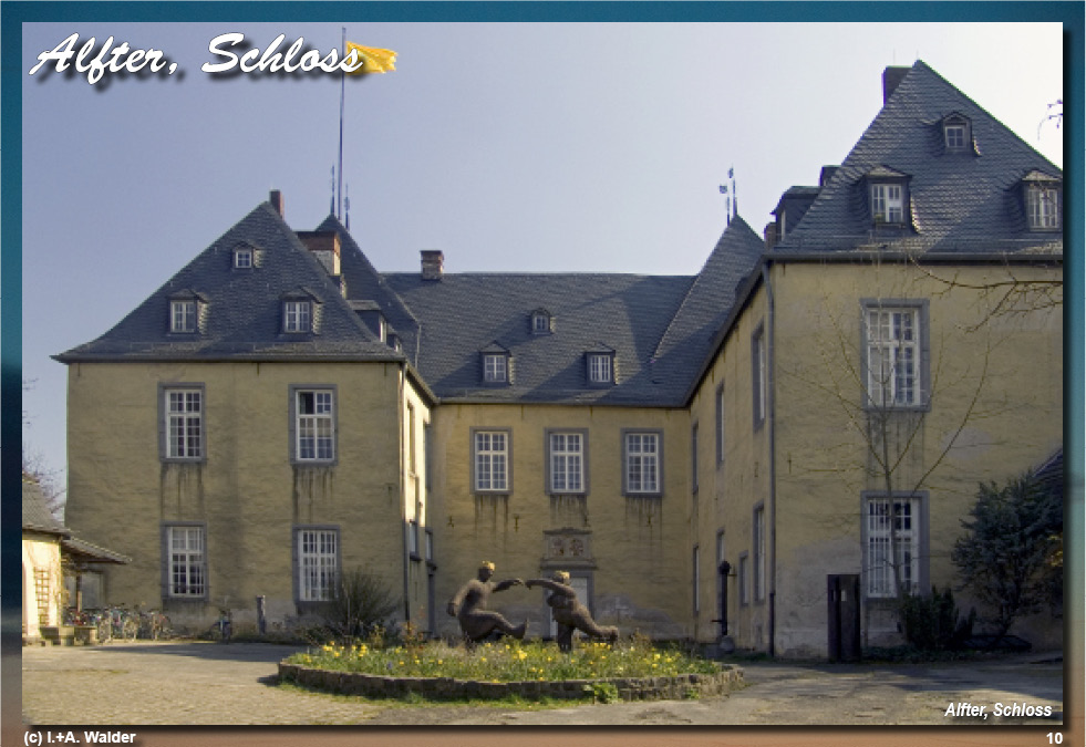 Reiseführer Burgen und Schlösser in der Region Bonn - Alfter, Schloss