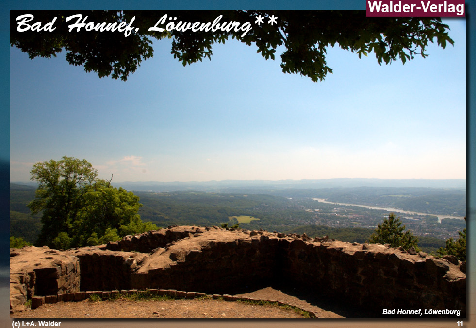 Reiseführer Burgen und Schlösser in der Region Bonn - Bad Honnef - Löwenburg