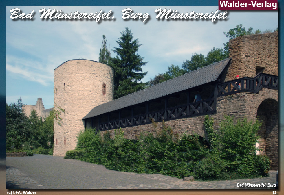 Reiseführer Burgen und Schlösser in der Region Bonn - Bad Münstereifel, Burg Münstereifel