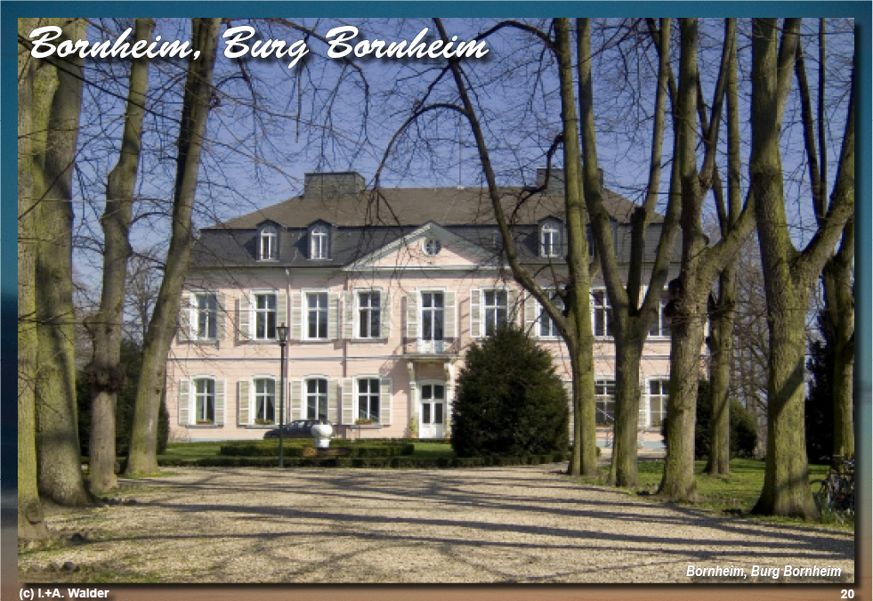 Reiseführer Burgen und Schlösser in der Region Bonn - Bornheim, Burg Bornheim