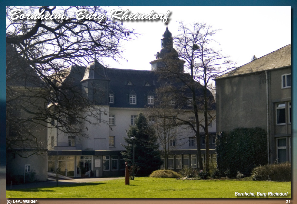 Reiseführer Burgen und Schlösser in der Region Bonn - Bornheim, Burg Rheindorf