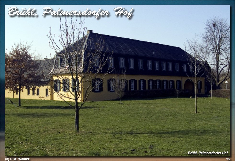 Reiseführer Burgen und Schlösser in der Region Bonn - Brühl, Palmersdorfer Hof