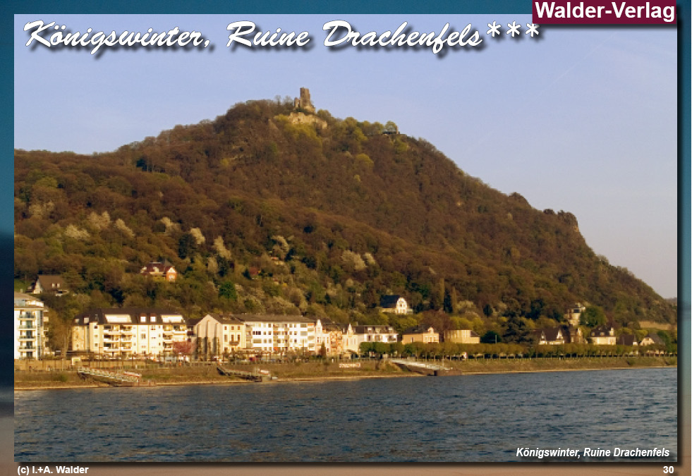 Reiseführer Burgen und Schlösser in der Region Bonn - Königswinter - Ruine Drachenfels