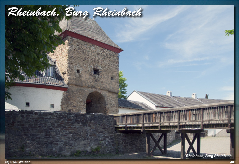 Reiseführer Burgen und Schlösser in der Region Bonn - Rheinbach, Burg Rheinbach