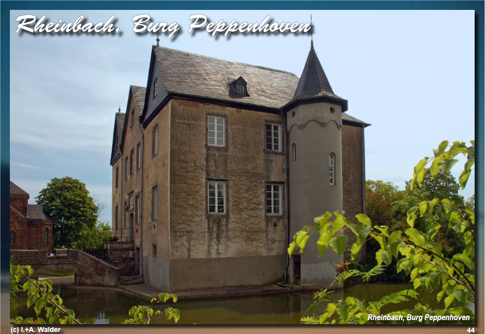 Reiseführer Burgen und Schlösser in der Region Bonn - Rheinbach, Burg Peppenhoven