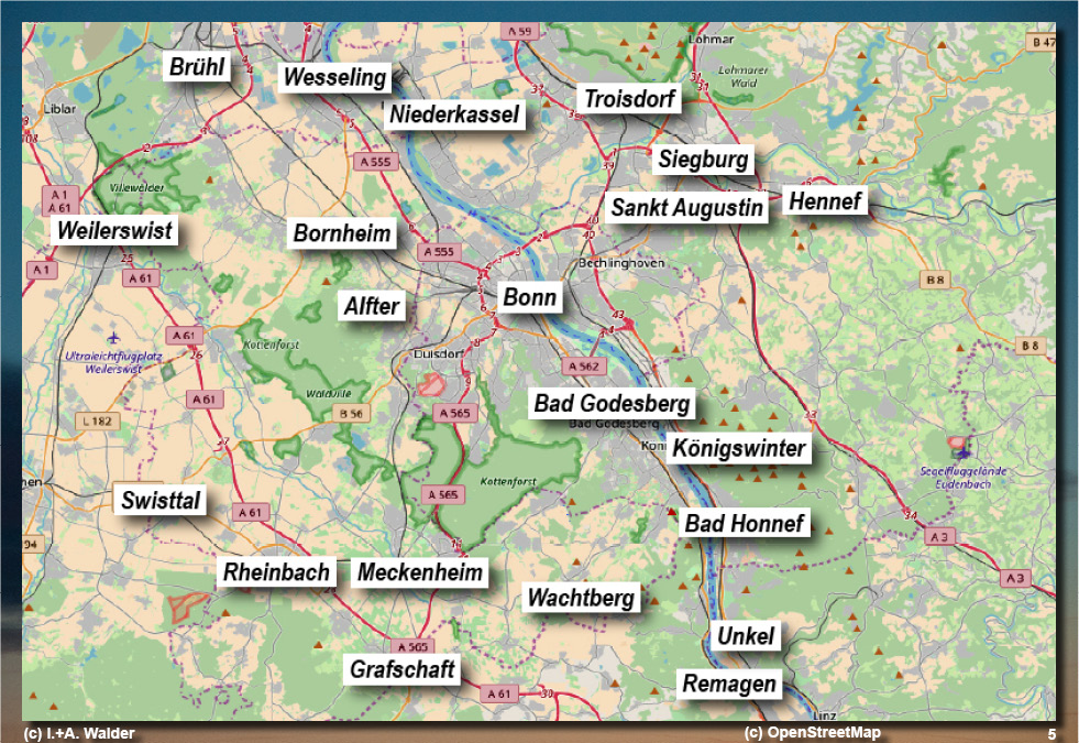 Reiseführer Burgen und Schlösser in der Region Bonn - 
