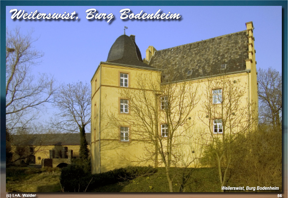 Reiseführer Burgen und Schlösser in der Region Bonn - Weilerswist, Burg Bodenheim