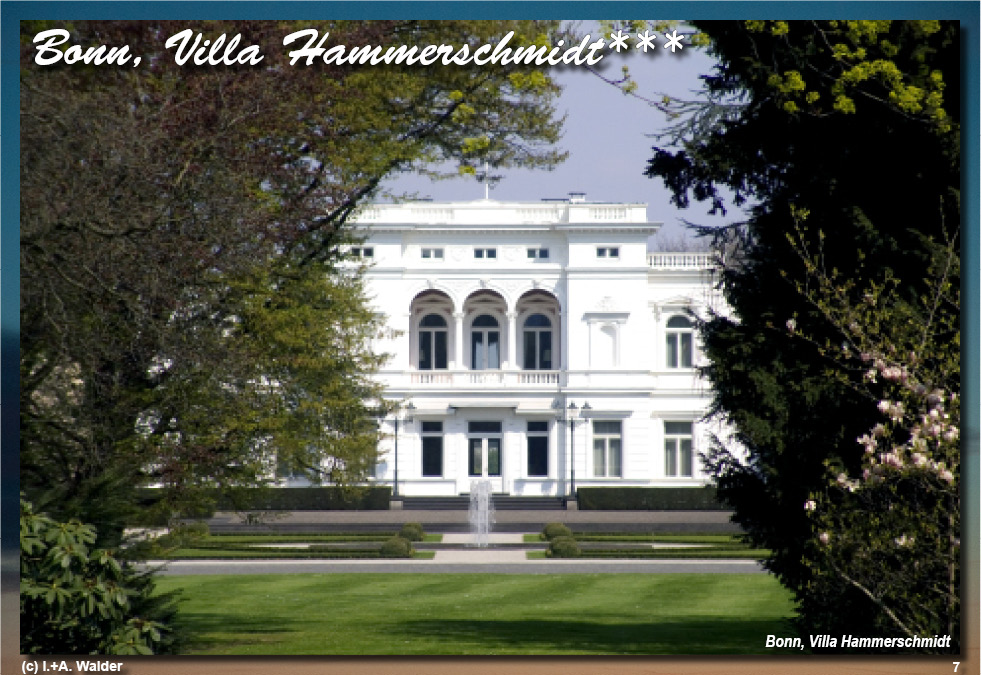 Reiseführer Burgen und Schlösser in der Region Bonn - Bonn, Villa Hammerschmidt