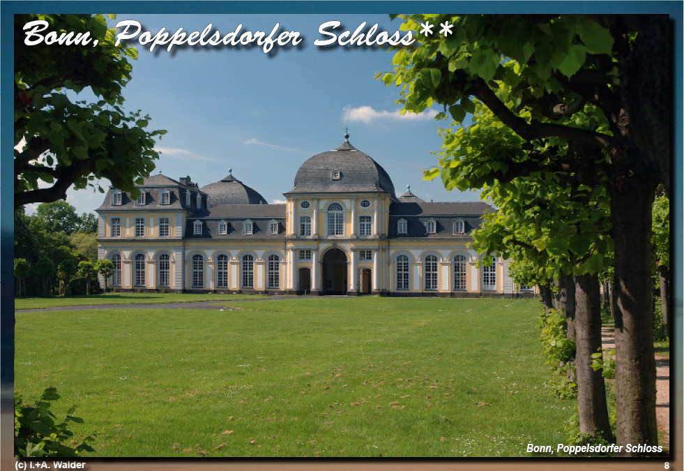 Reiseführer Burgen und Schlösser in der Region Bonn - Bonn - Poppelsdorfer Schloss