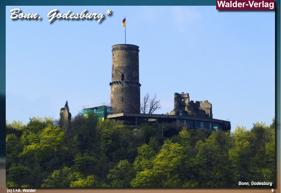 Reiseführer Burgen und Schlösser in der Region Bonn - Bonn - Bad Godesberg - Godesburg