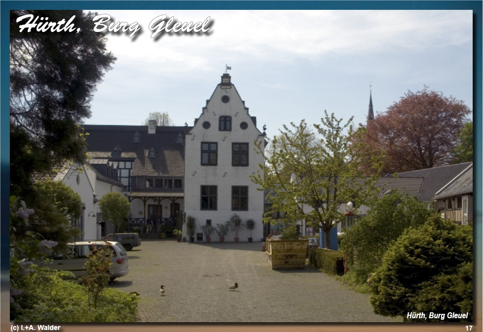 Reiseführer Burgen und Schlösser in der Region Köln - Hürth, Burg Gleuel