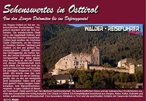 Reiseführer Österreich - Osttirol