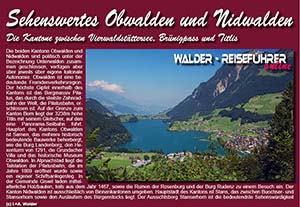 Reiseführer Kanton Obwalden und Nidwalden