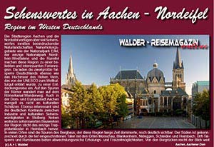 Reiseführer Sehenswertes in Aachen und der Nordeifel