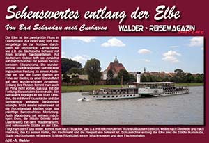 Reiseführer Sehenswertes entlang der Elbe 