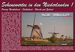 Walder-Verlag Reisetipps-Europa Niederlande 1 - Nordholland, Südholland, Utrecht, Zeeland 