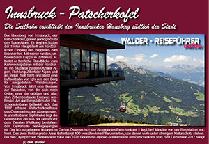 Reiseführer Innsbruck_Patscherkofelbahn - Österreich'