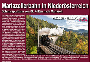 Reiseführer Bahnfahrt Mariazellerbahn - Österreich'