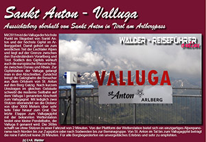 Reiseführer Valluga - Sankt Anton - Österreich'