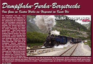 Reiseführer Dampfbahn-Furka-Bergstrecke