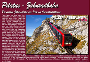 Reiseführer Pilatus Bahn am Vierwaldstättersee