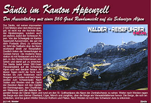 Reiseführer Säntis im Kanton Appenzell