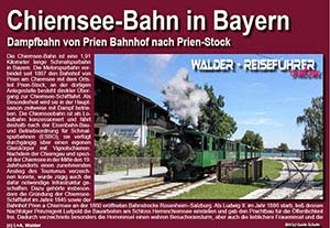 Reiseführer Chiemsee-Bahn