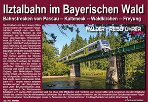 Walder-Verlag Reisetipps-Europa Reiseführer: Ilztalbahn im Bayerischen Wald 