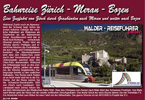 Reiseführer Bahnreise Zürich - Bozen