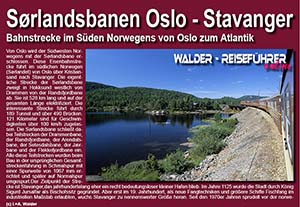 Reiseführer Sørlandsbanen, Oslo -- Stavanger