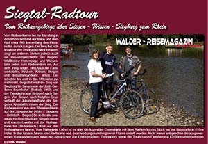 Radtourenführer Siegtal, Rothaargebirge - Rhein