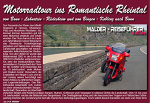 Walder-Verlag Reisetipps-Europa Motorradtour ins Romantische Rheintal
