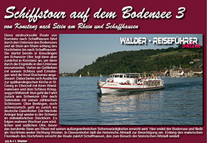 Reiseführer Schiffstour Bodensee - Konstanz -- Schaffhausen