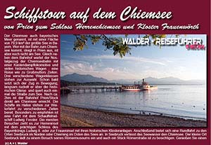 Reiseführer Chiemsee Schiffstour