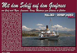 Reiseführer Genfersee Schiffstour	von Genf nach Lausanne und Montreux