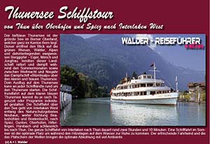 Reiseführer Thunsersee Schiffstour
