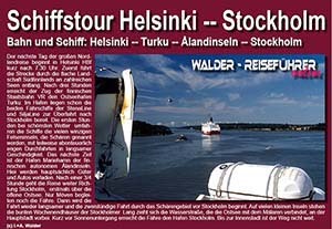 Reiseführer Bahn und Schiff Helsinki -- Turku -- Ålandinseln -- Stockholm