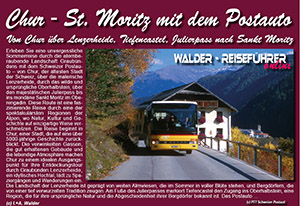 Reiseführer 'Mit dem Schweizer Postauto von Chur nach Sankt Moritz'
