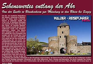 Reiseführer Sehenswertes entlang der Ahr