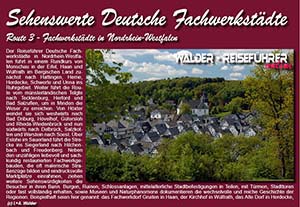 Walder-Verlag Reisetipps-Europa Deutsche Fachwerkstrasse