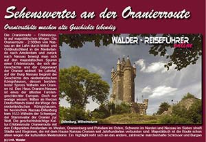 Reiseführer Ferienstraßen Oranierroute