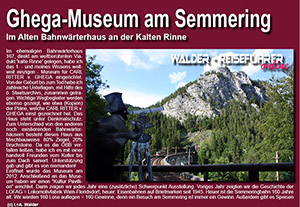 Walder-Verlag Reisetipps-Europa Ghega-Museum am Semmering