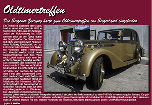 Walder-Verlag Reisetipps-Europa Reisetipp 'Oldtimertreffen im Siegerland'