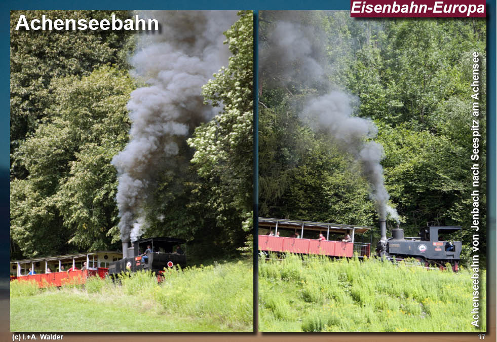 Eisenbahnmagazin: Achenseebahn - Dampfbahnstrecke von Jenbach im Inntal zum Achensee