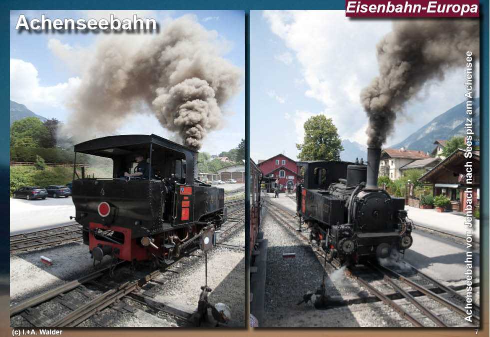 Eisenbahnmagazin: Achenseebahn - Dampfbahnstrecke von Jenbach im Inntal zum Achensee
