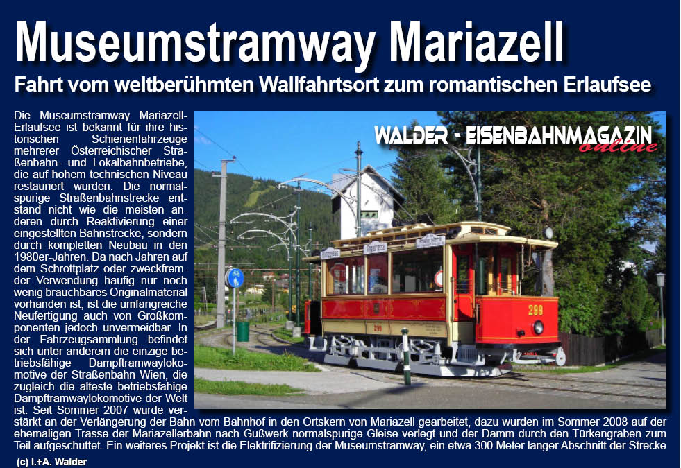 Eisenbahnmagazin: Museumstramway Mariazell